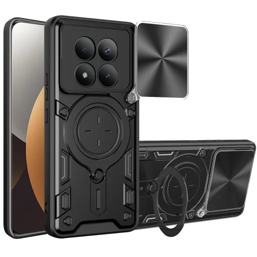 Xiaomi Redmi Note 15 Pro+ 5G Techsuit CamGuard Pro tok - Fekete - 1