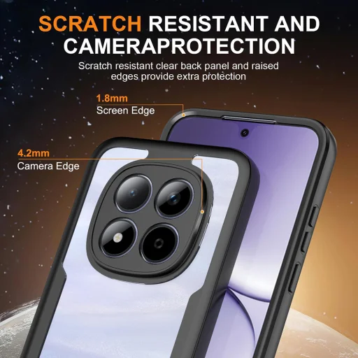 Xiaomi Redmi Note 15 Pro 5G Techsuit - ColorVerse 360 Series + Black kijelzővédő tok - 2