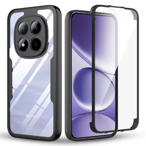 Xiaomi Redmi Note 15 Pro 5G Techsuit - ColorVerse 360 Series + Black kijelzővédő tok - 1