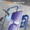 Xiaomi Redmi Note 15 Pro 5G Techsuit - ColorVerse 360 Series + Kijelzővédő - Kék tok thumbnail