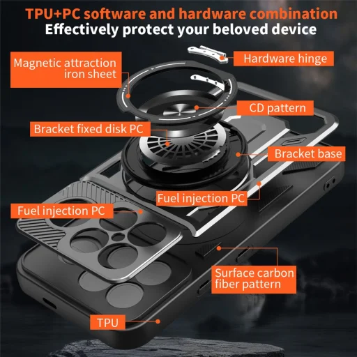 Xiaomi Poco F8 Ultra Techsuit - RuggedCam - Kék tok - 3