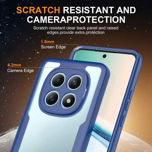 Xiaomi Redmi Note 15 5G Kék Techsuit - ColorVerse 360 Series + Képernyővédő tok - 4