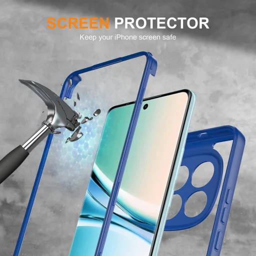 Xiaomi Redmi Note 15 5G Kék Techsuit - ColorVerse 360 Series + Képernyővédő tok - 2