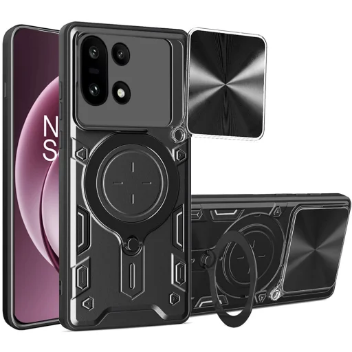 OnePlus 15 Čierne Techsuit CamGuard Pro puzdro - 1