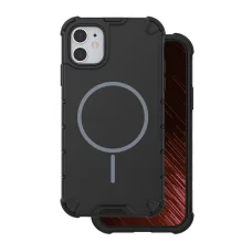iPhone 11 Defender 2in1 Mag tok fekete tok