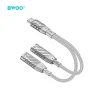 BWOO Kettő az egyben Adapter 2 Type C port 3,5MM Jackhez BZ68 thumbnail