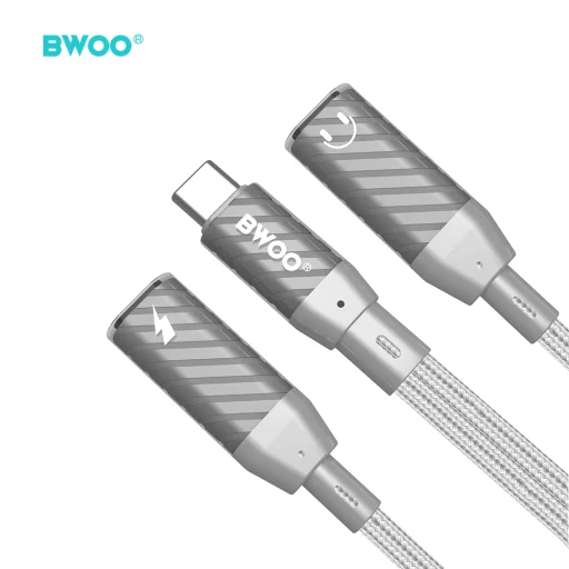 BWOO Kettő az egyben Adapter 2 Type C port 3,5MM Jackhez BZ68 - 3