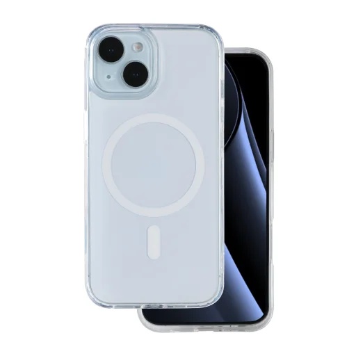 iPhone 14 6,1" Lowkey Mag fehér tok - 1