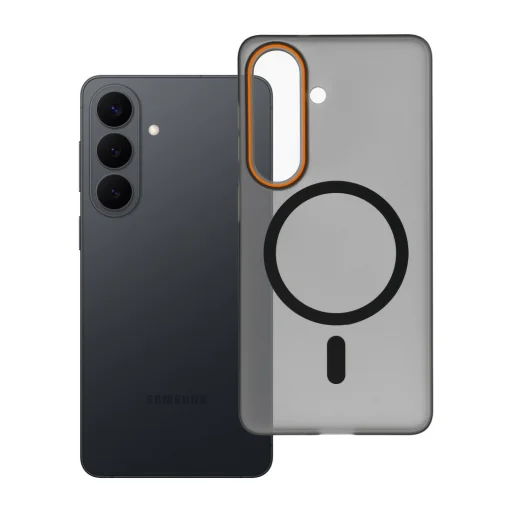 Samsung Galaxy S26 GO ORANGE MagSafe kompatibilný obal čierny - 7
