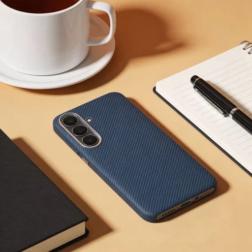 Samsung Galaxy A17 KEVLAR  MagSafe kompatibilis tok tengerészkék - 6