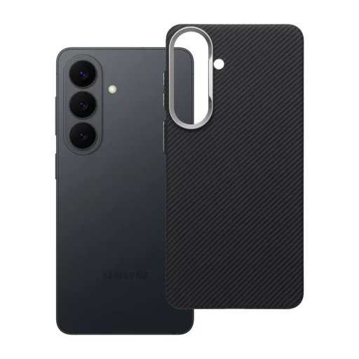 Samsung Galaxy S26 Plus KEVLAR MagSafe kompatibilné puzdro čierne - 8