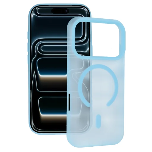 Tel Protect Mist Matte Magsafe tok Samsung Galaxy S23-hoz világoskék - 1