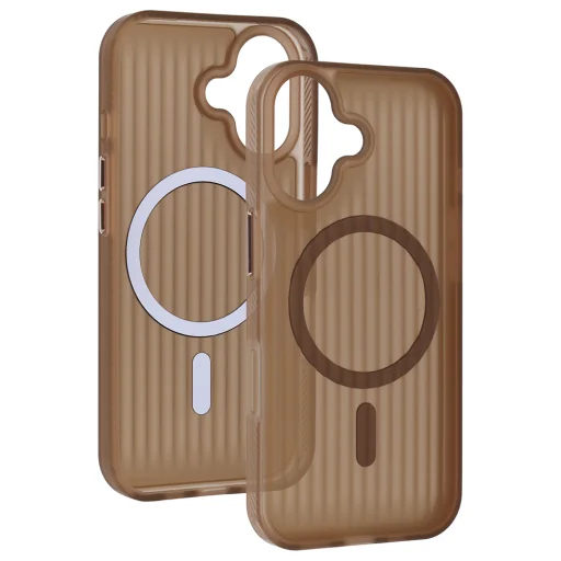  iPhone 17 Pro Kávébarna Tel Protect Twist MagSafe Tok - 9