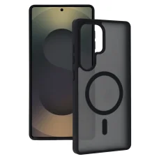 Tel Protect Aura Matte Fliptok Samsung Galaxy S25 FE fekete tok