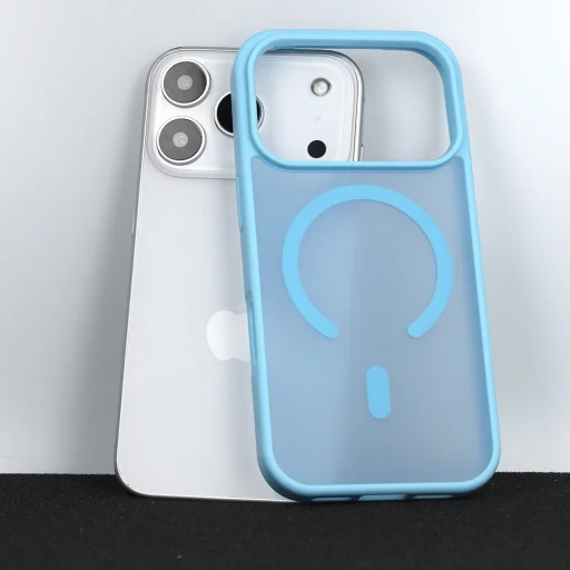  iPhone 17 Pro Kék Tel Protect Aura Matte Magsafe tok - 5