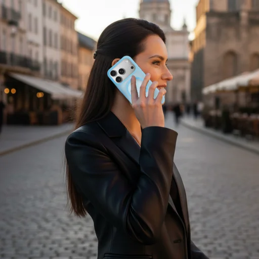  Iphone 17 Pro Világoskék Tel Protect Mist Matte Magsafe Tok - 5