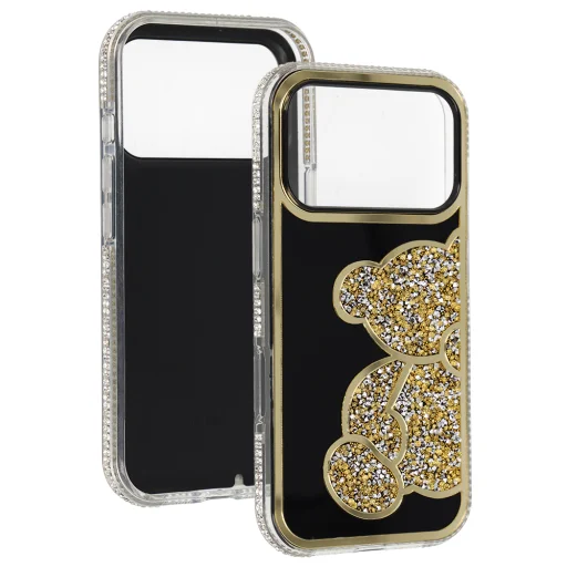  iPhone 17 Pro Arany Teddy Bear tok - 7