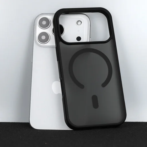  iPhone 17 Pro fekete Tel Protect Aura Matte Magsafe tok - 5