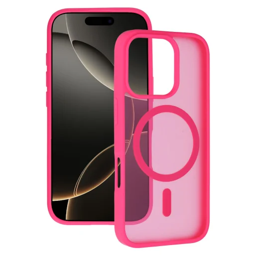  iPhone 16 Hot Pink Tel Protect Aura Matte Magsafe tok - 1