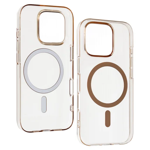 Átlátszó Vékony Magsafe iPhone 14 Pro tok sivatag tok - 4