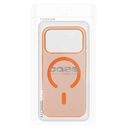  iPhone 17 Pro Átlátszó Slim Magsafe cosmic orange tok - 6