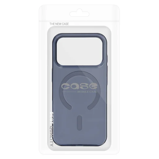  iPhone 17 Pro Mély Kék Átlátszó Vékony Magsafe tok - 6