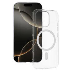  iPhone 17 Pro Fehér Átlátszó Slim Magsafe tok