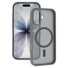  iPhone 17 Acélszürke Tel Protect Aura Matte Magsafe Air tok