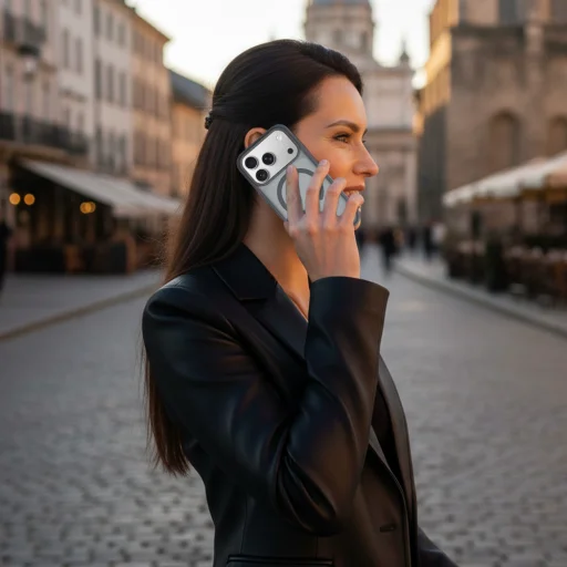  iPhone 17 Pro acélszürke Tel Protect Aura Matte Magsafe tok - 6