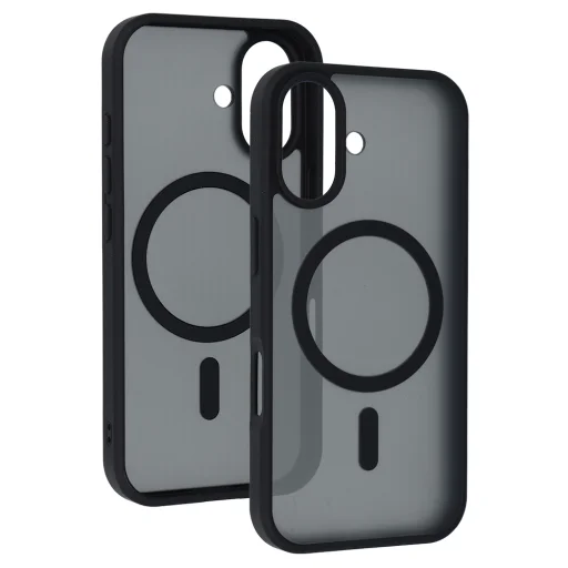  iPhone 17 Fekete Tel Protect Aura Matte Magsafe tok - 5