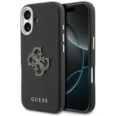 iPhone 17 Guess FW Resin Logo tok fekete