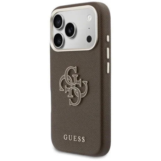iPhone 17 Pro Max Guess FW Resin Logo barna tok - 2