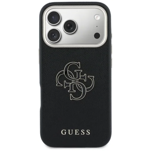 iPhone 17 Pro Max Guess FW Resin Logo tok fekete - 3