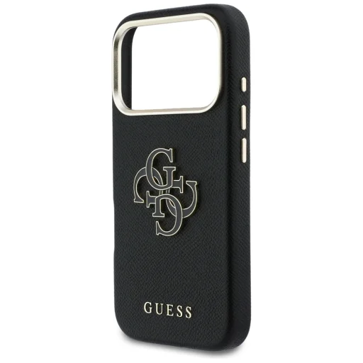 iPhone 17 Pro Max Guess FW Resin Logo tok fekete - 6