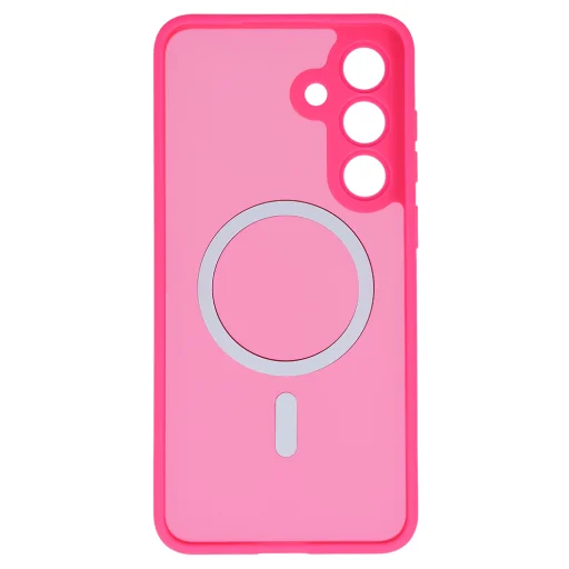 Tel Protect Aura Matt Magsafe Tok Samsung Galaxy S25 FE-hez, élénk rózsaszín - 4