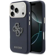 iPhone 17 Pro - Guess FW Resin Logo tok, kék