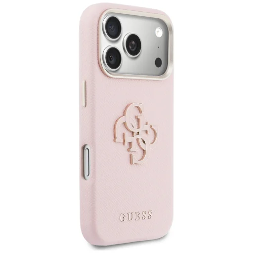 iPhone 17 Pro Max pink Guess FW Resin Logo tok - 4