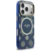 iPhone 17 Pro Guess IML Peony Dot MagSafe kék tok thumbnail