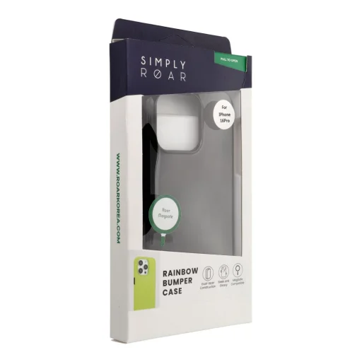 iPhone 16 Pro ROAR RAINBOW BUMPER tok fekete - 2