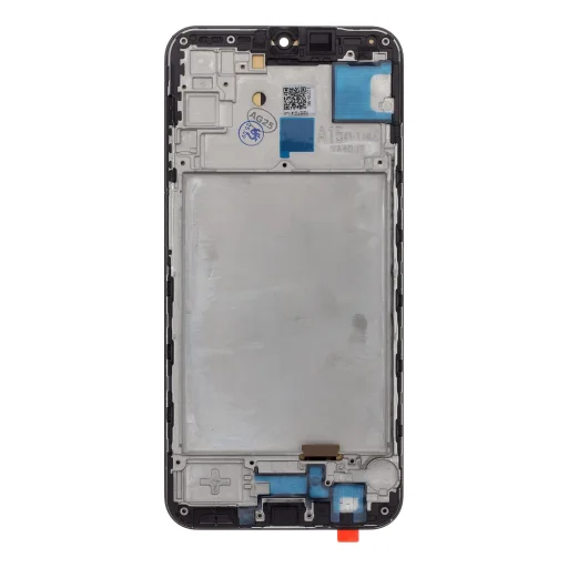 LCD kijelző + Érintőegység + Elülső borítás Samsung A155/A156 Galaxy A15 4G/5G Fekete (TFT) - 2