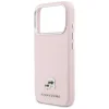 iPhone 17 Pro Karl Lagerfeld Karl & Choupette Head Pins Saffiano MagSafe pink tok thumbnail
