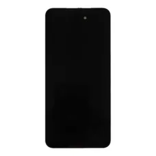 LCD kijelző + Érintőegység + Előlap Samsung A175 Galaxy A17 4G Fekete (Szervizcsomag),