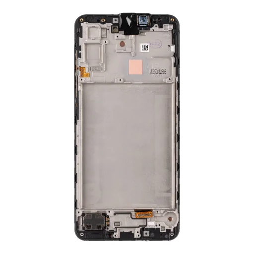 LCD kijelző + Érintőegység + Előlap Samsung A175 Galaxy A17 4G Fekete (Szervizcsomag), - 2