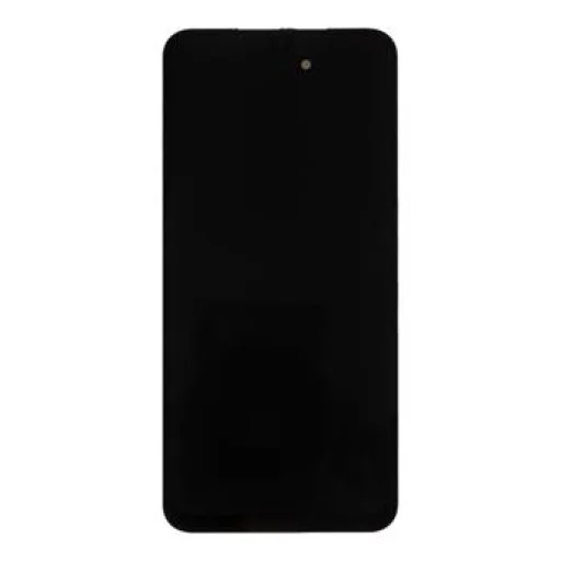 LCD kijelző + Érintőegység + Előlap Samsung A175 Galaxy A17 4G Fekete (Szervizcsomag), - 1