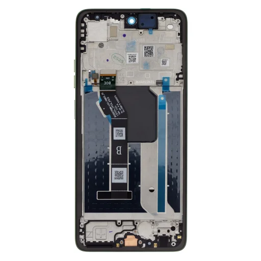 Motorola G56 LCD kijelző + érintőegység + elülső borító Dill Green (szervizcsomag) - 2