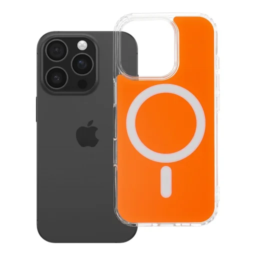 iPhone 16 Pro puzdro Clear Fusion Mag Cover hermézová oranžová - 7