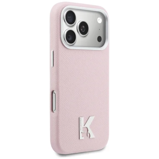 iPhone 17 Pro Max Karl Lagerfeld Karl Head Logo MagSafe tok rózsaszín - 4