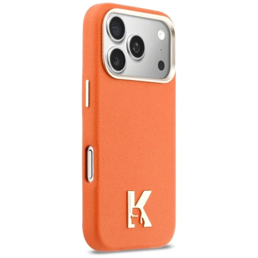 iPhone 17 Pro Karl Lagerfeld Karl Head Logo MagSafe tok narancssárga - 4