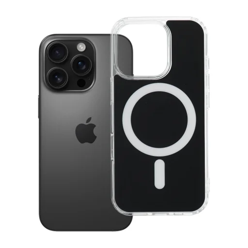 Čierne puzdro pre iPhone 16 Pro - 8