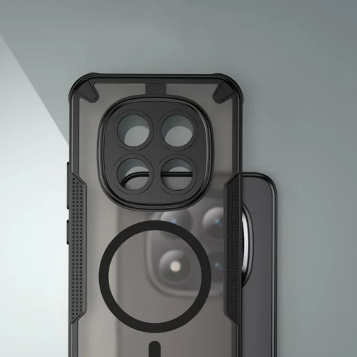 Xiaomi Redmi Note 15 Pro+ Plus 5G / Xiaomi Poco M8 Pro tok Tech-protect Rugged Shield Magsafe Fekete Matt - 4